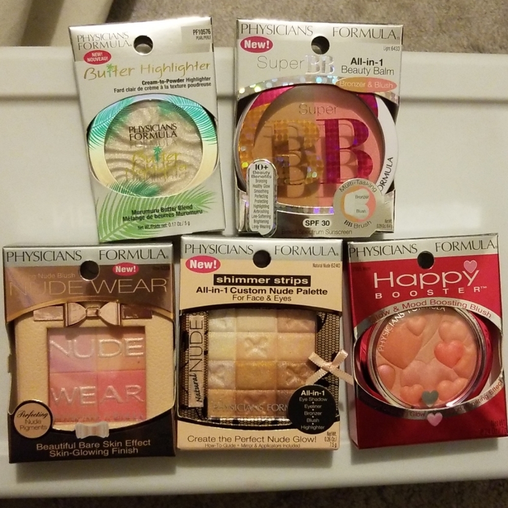 Physicians Formula blush and highlighters